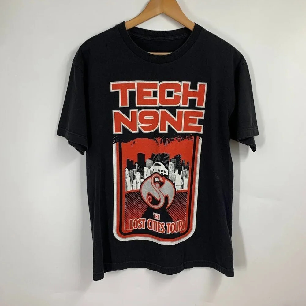 Tech Nine Men's The Lost Cities Tour Crew Neck Short‎ Sleeve Shirt Size S